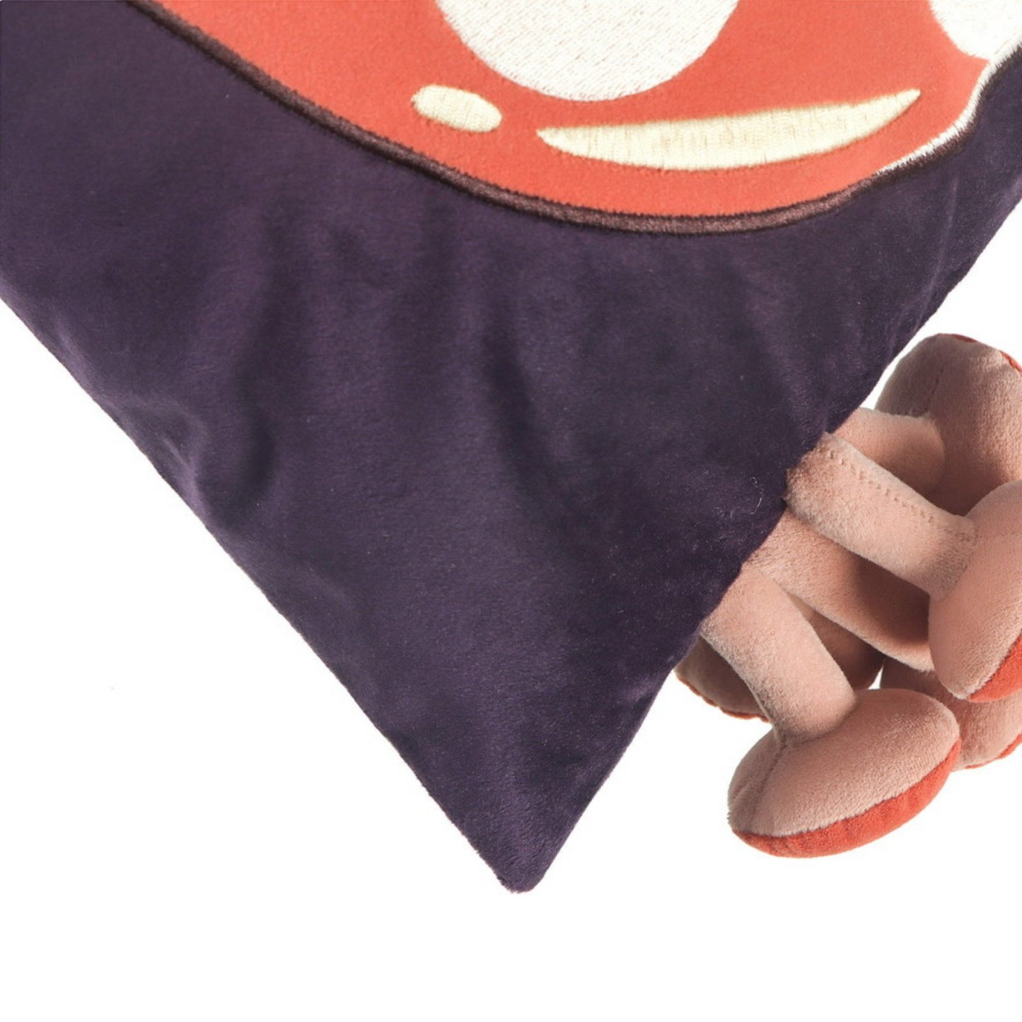Decorative Mushroom Pillow Cover - Orange